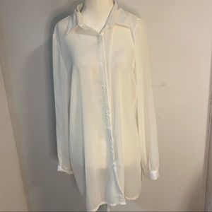 Boohoo chiffon blouse